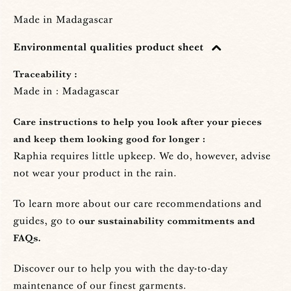 Sezane Farrow Bag in Natural Raffia - Picture 10 of 10